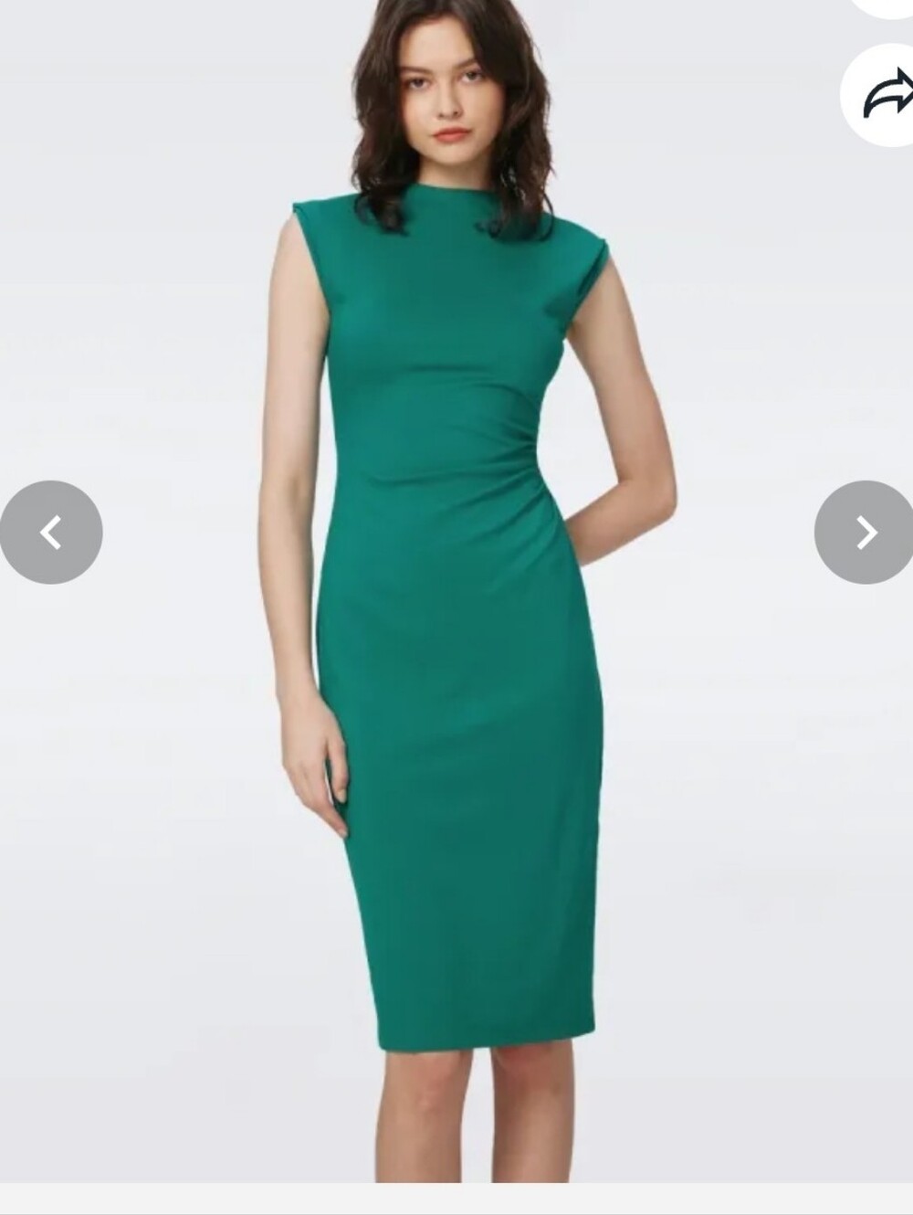 Diane Von Furstenburg The Darrius Dress Sheath Dress Bodycon Sz 4 - Picture 1 of 13